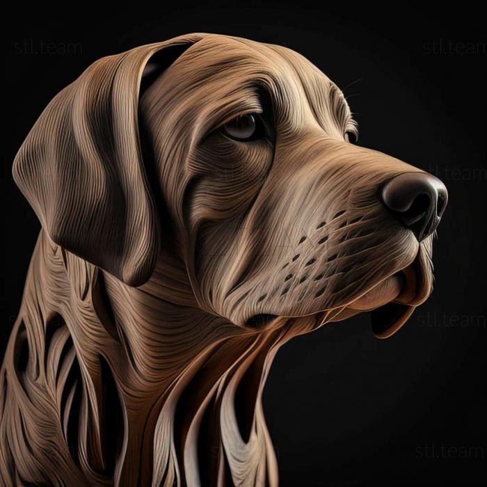 3D model Howavart dog (STL)